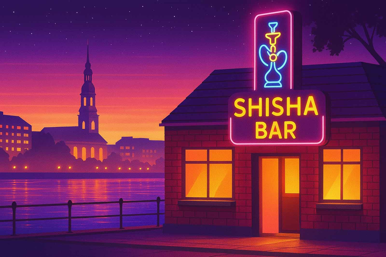 Shisha bars in der Nähe der Alster in Hamburg